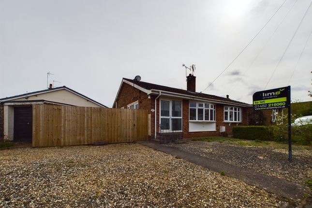 Thumbnail Semi-detached bungalow to rent in Mill Rise, Skidby
