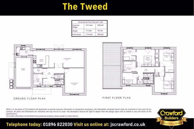 Detached house for sale in The Tweed, Hillside Terrace, Selkirk