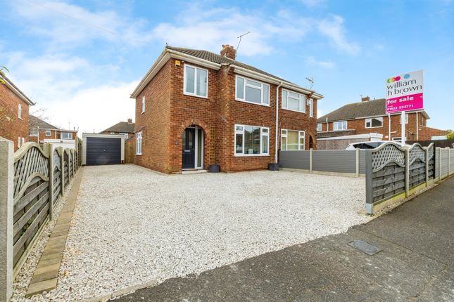 Thumbnail Semi-detached house for sale in Berkeley Drive, Lincoln