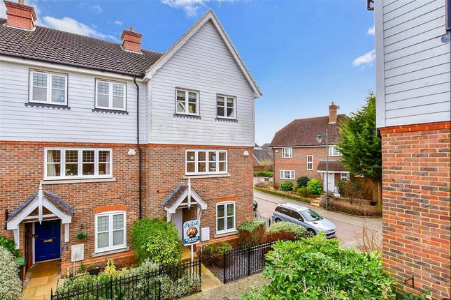 Thumbnail End terrace house for sale in Sunrise Way, Kings Hill, West Malling, Kent
