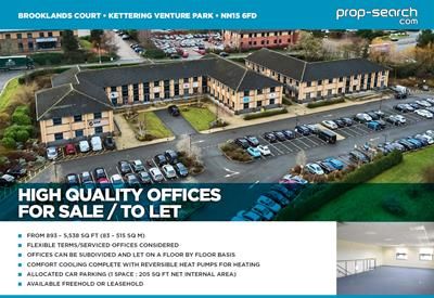 Office for sale in Brooklands Court, Kettering Venture Park, Kettering