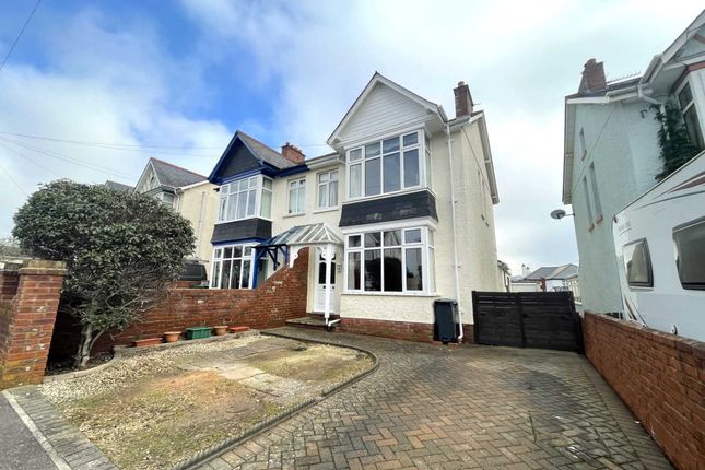 Thumbnail Semi-detached house for sale in Belle Vue Road, Exmouth