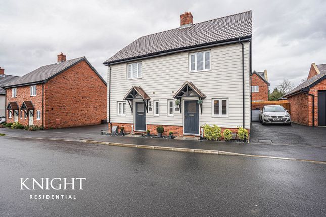 Thumbnail Semi-detached house for sale in Greensleeves Road, Chilton, Sudbury