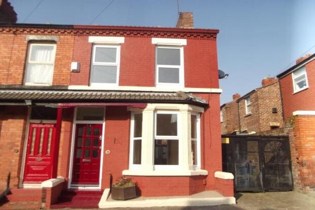 Thumbnail End terrace house to rent in Newcastle Road, Liverpool