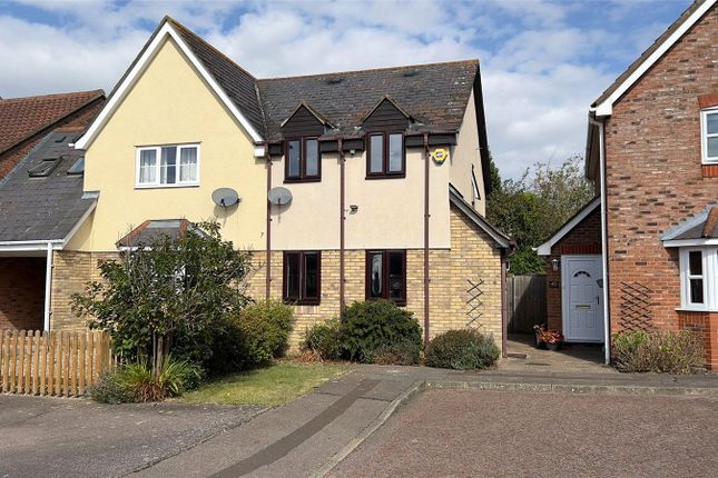 Semi-detached house for sale in Aldeburgh Gardens, Highwoods, Colchester, Essex