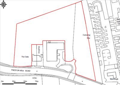 Commercial property for sale in Former Clock Garage, Preston New Road, Westby, Blackpool, (3.89 Acres)