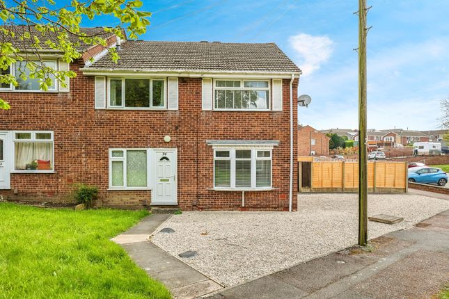 Thumbnail End terrace house for sale in Pine Tree Walk, Eastwood, Nottingham