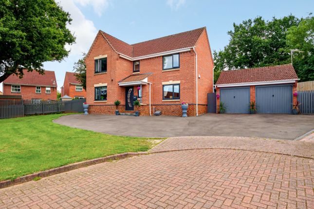Thumbnail Detached house for sale in Prestwick Close, Grantham, Lincolnshire
