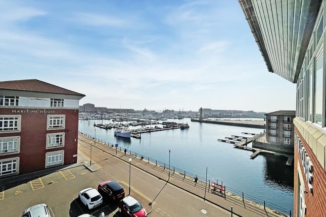 Thumbnail Flat for sale in Marina House Harbour Walk, Hartlepool