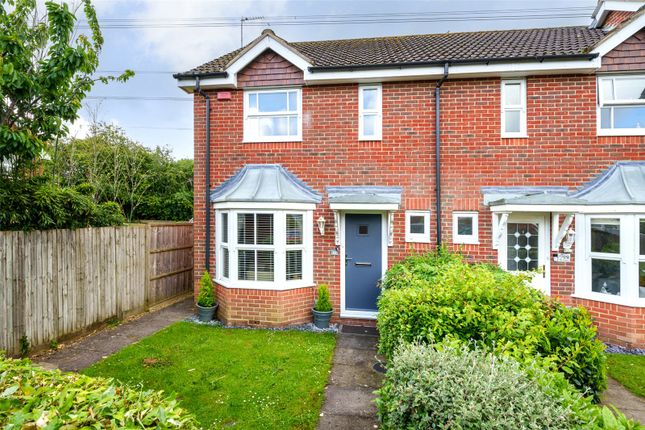 Thumbnail End terrace house for sale in The Fielders, Eversley, Hook, Hampshire