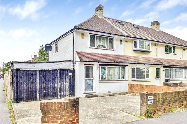 Thumbnail End terrace house to rent in Swift Road, Feltham