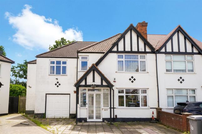 Thumbnail Semi-detached house for sale in Langham Gardens, Wembley