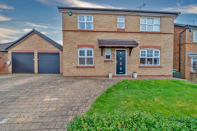 Thumbnail Detached house for sale in Sweetbriar Way, Cannock