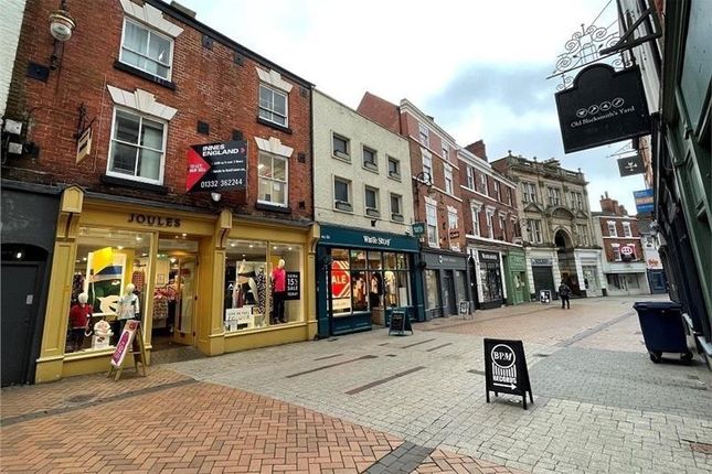 Thumbnail Retail premises for sale in 45-46 Sadler Gate, Derby, Derbyshire