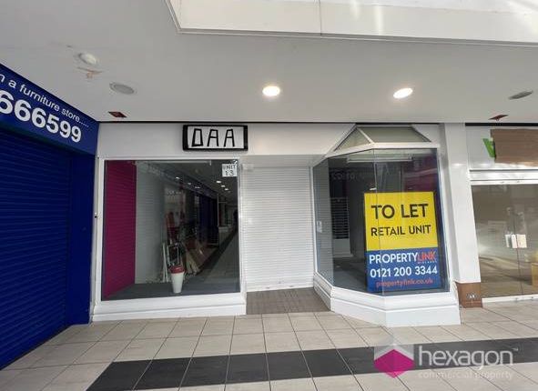 Retail premises to let in Unit 13 Old Square Shopping Centre, High Street, Walsall