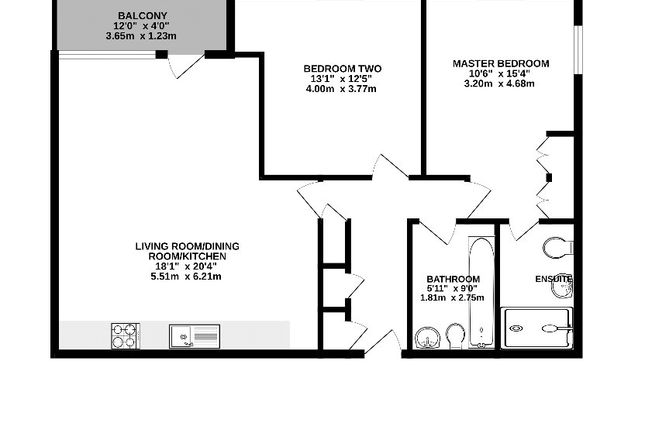 Flat to rent in Silver Street, Reading, Berkshire