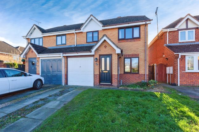 Semi-detached house for sale in Hart Close, Whetstone, Leicester