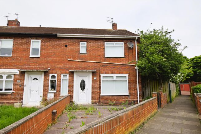 Thumbnail End terrace house for sale in Drummond Crescent, South Shields