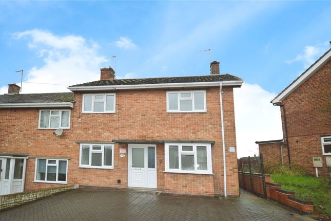 Thumbnail Semi-detached house for sale in Belvoir Crescent, Newhall, Swadlincote, Derbyshire