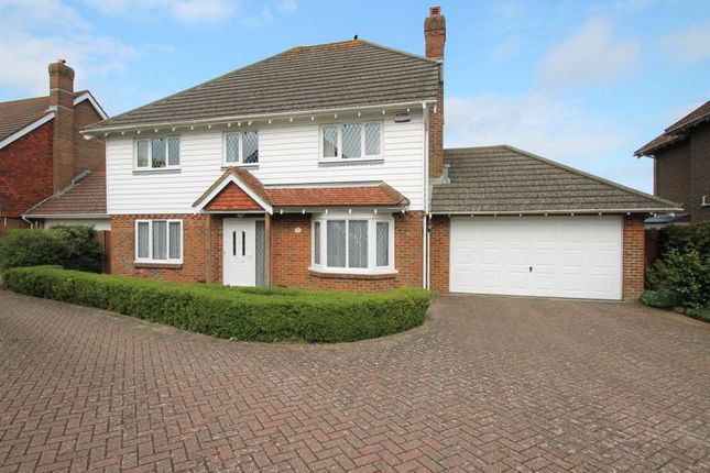 Thumbnail Detached house for sale in Meadow Close, Hawkinge, Folkestone