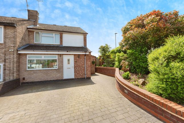 Thumbnail Semi-detached house for sale in Stoneleigh Way, Leicester