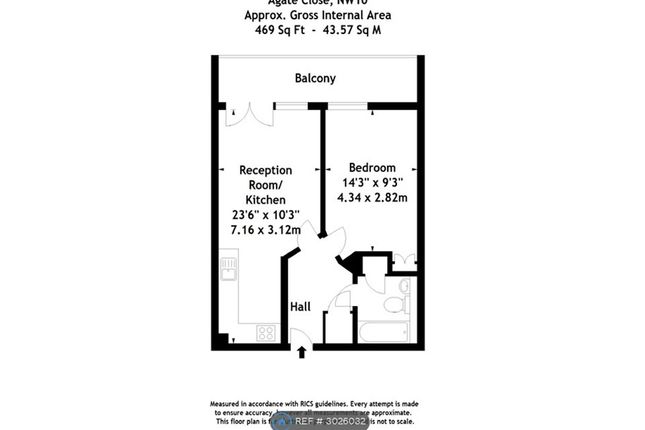 Flat, Aqua House Agate Close, London photo 5