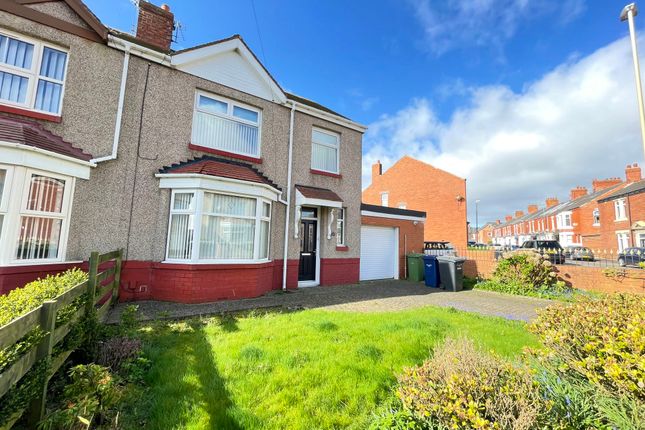 Thumbnail Semi-detached house for sale in Dulverton Avenue, South Shields