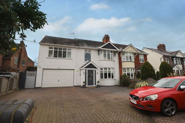 Thumbnail Semi-detached house for sale in Sapcote Road, Burbage, Leicestershire