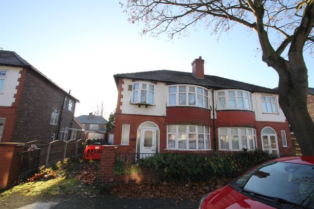 Thumbnail Semi-detached house for sale in Coleridge Road, Old Trafford, Manchester
