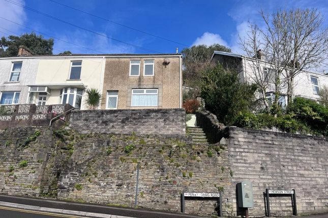 Thumbnail End terrace house to rent in Penygraig Road, Townhill, Swansea