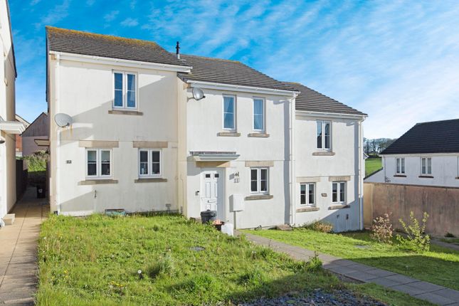 End terrace house for sale in Tregarrick View, Helston, Cornwall