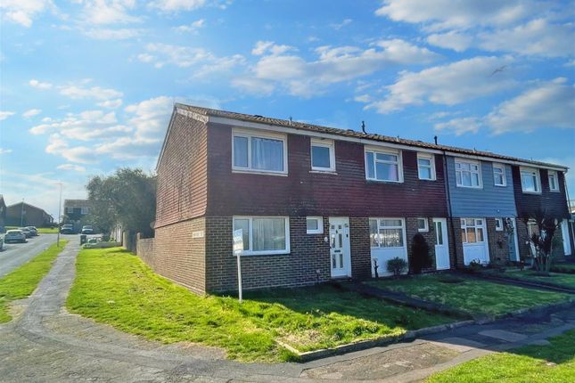 Thumbnail End terrace house for sale in Hawkhurst Close, Eastbourne