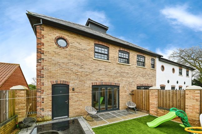Thumbnail Semi-detached house for sale in Old Mill Close, Whittington, King's Lynn