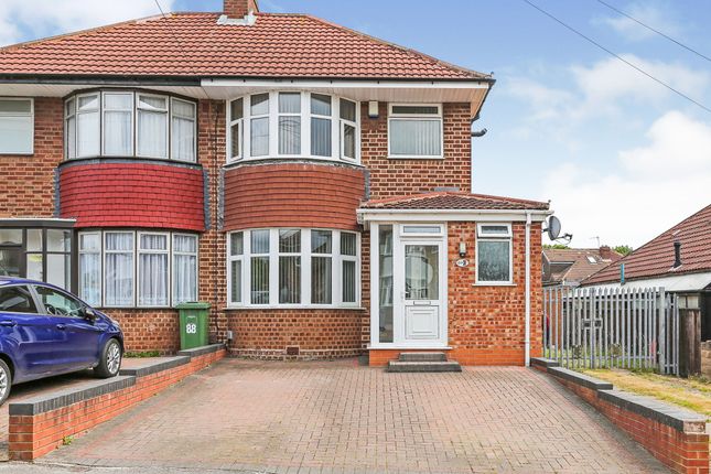 Thumbnail Semi-detached house for sale in Marcot Road, Solihull, West Midlands, Birmingham
