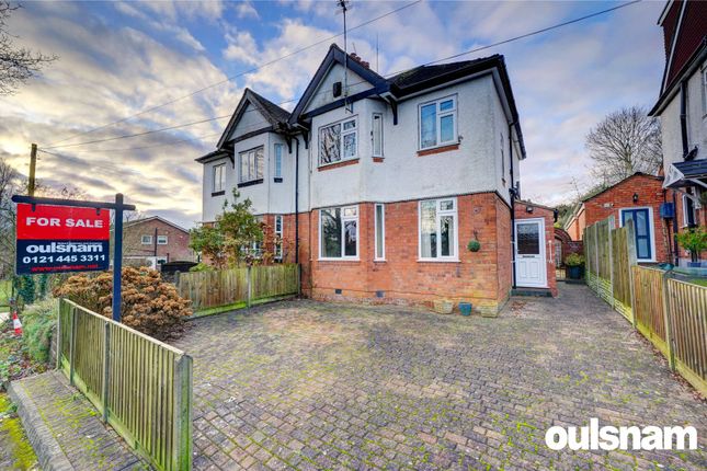 Thumbnail Semi-detached house for sale in Hewell Lane, Barnt Green, Birmingham, Worcestershire
