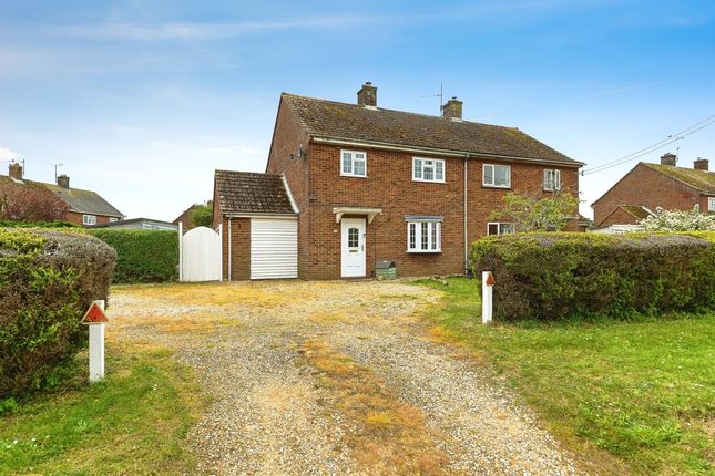 Thumbnail Semi-detached house for sale in Queens Crescent, Great Bircham, King's Lynn