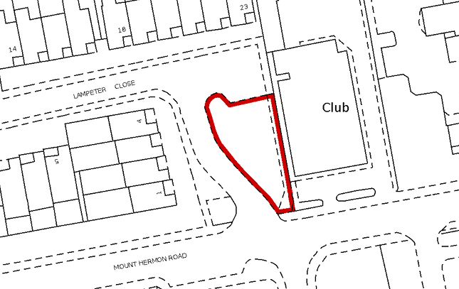 Thumbnail Land for sale in Lampeter Close, Woking