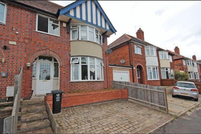 Thumbnail Semi-detached house to rent in Oakthorpe Avenue, Western Park, Leicester