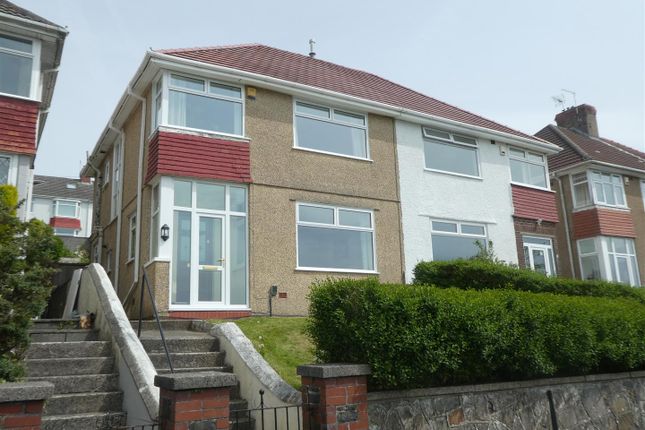 Thumbnail Semi-detached house to rent in Lon Ger Y Coed, Cockett, Swansea