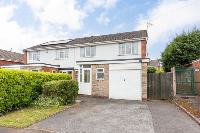 Thumbnail Semi-detached house for sale in Blackthorne Avenue, Chasetown, Burntwood