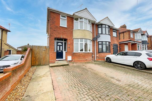 Thumbnail Semi-detached house for sale in Pinecroft Road, Ipswich