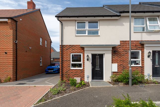 Thumbnail End terrace house for sale in Burnett Lane, Broughton, Aylesbury