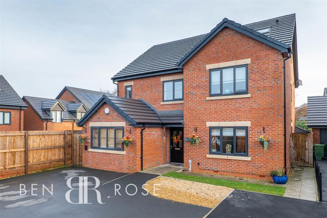 Thumbnail Detached house for sale in Burnham Close, Leyland