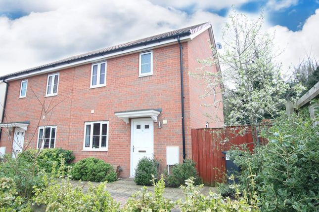 Semi-detached house for sale in Sandy Close, Gt Blakenham, Ipswich, Suffolk