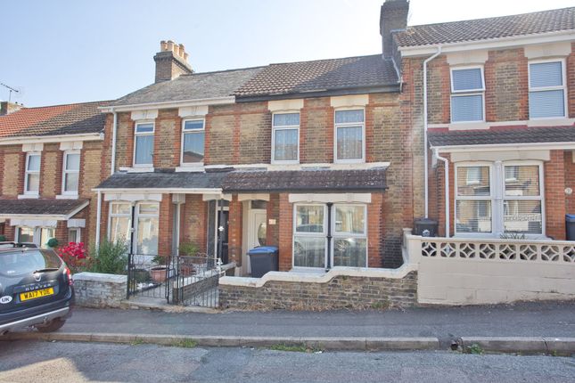 Terraced house for sale in Underdown Road, Dover