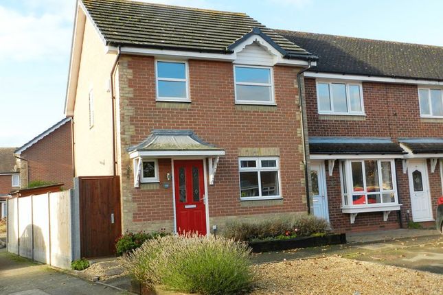 End terrace house to rent in Chandlers Close, Marston Moretaine, Bedford