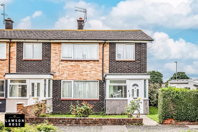 Thumbnail End terrace house for sale in Wake Lawn, Southsea