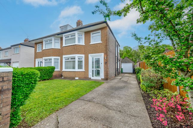 Semi-detached house for sale in Northam Avenue, Llanrumney, Cardiff.