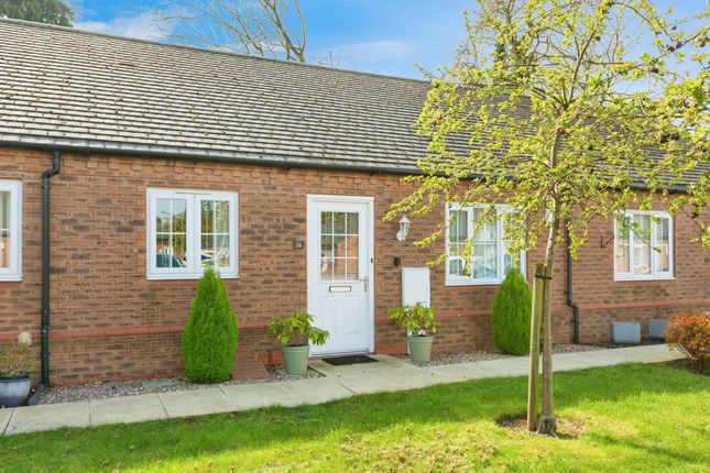Thumbnail Terraced bungalow for sale in Field Gate Gardens, Glenfield, Leicester