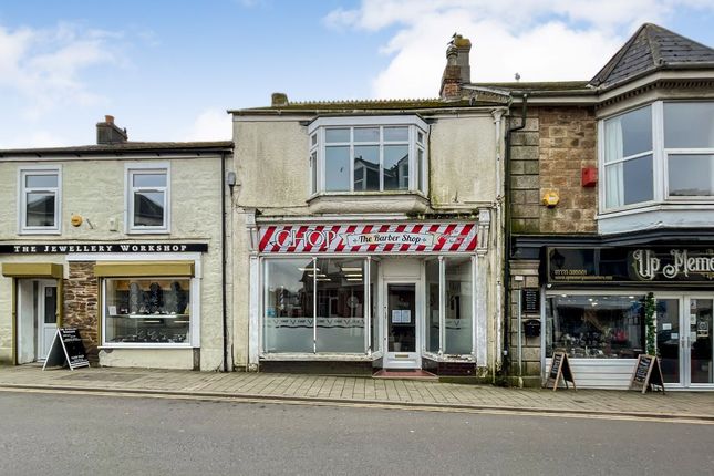 Thumbnail Retail premises for sale in 74 Trelowarren Street, Camborne, Cornwall